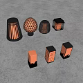 Outdoor Lights with Various Designs and Unique Shapes for Garden Decoration