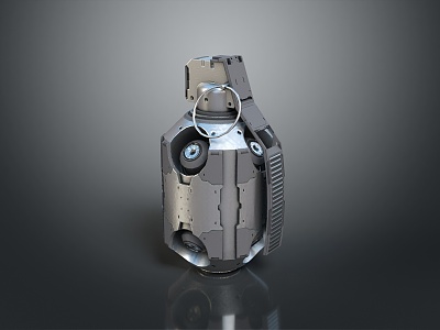 mine bomb mine naval mine suspended mine underwater mine military item military equipment 3d model