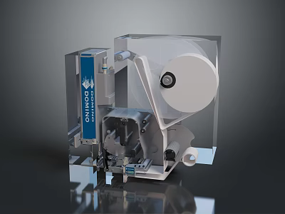 CHROMATEC Computerized Precision Device With Transparent Casing And Automated Reel System 3d model