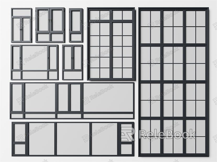 Modern window window combination model