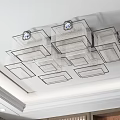 New Chinese ceiling lamp 3d model
