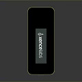 Black Vertech Daily Living Device With Yellow Circle Button And Brand Design