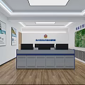 Modern Control Room With Large Monitoring Screens Control Consoles Wall Maps And Office Chairs
