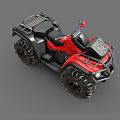 Modern Motorcycle Combination Modern Transportation Vehicle Motor Vehicle Motorcycle Motorcycle Mountain Bike Fashion 3d model