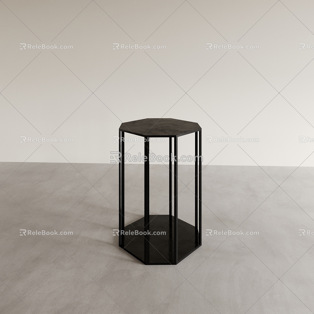 Coffee table, side table, round table, low table, corner table, square table, flower table 3d model