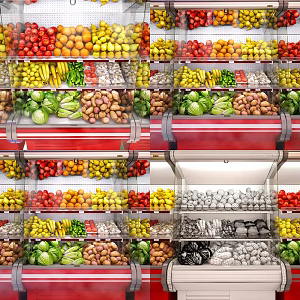 Vegetables 3d model
