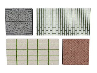 New Chinese Pavement Tile 3d model