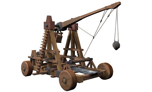 Modern stone machine 3d model