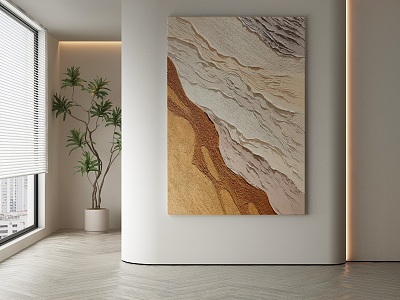 modern decorative painting 3d model