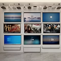 Modern Projector Projection Screen 3d model