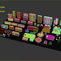 3D Furniture Models Collection With Various Types Including Sofa Table Cabinet And Bed