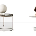 Modern Round Several Corner Several Combination 3d model