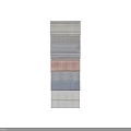 Striped Curtains In Multiple Colors Folded Stacked For Modern Home Design