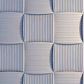 Modern Wall Design With Woven Striped Grid Pattern And Light Gray Texture 3d model