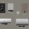 Wall Mounted Electric Water Heaters for Kitchen with Various Designs and Digital Displays