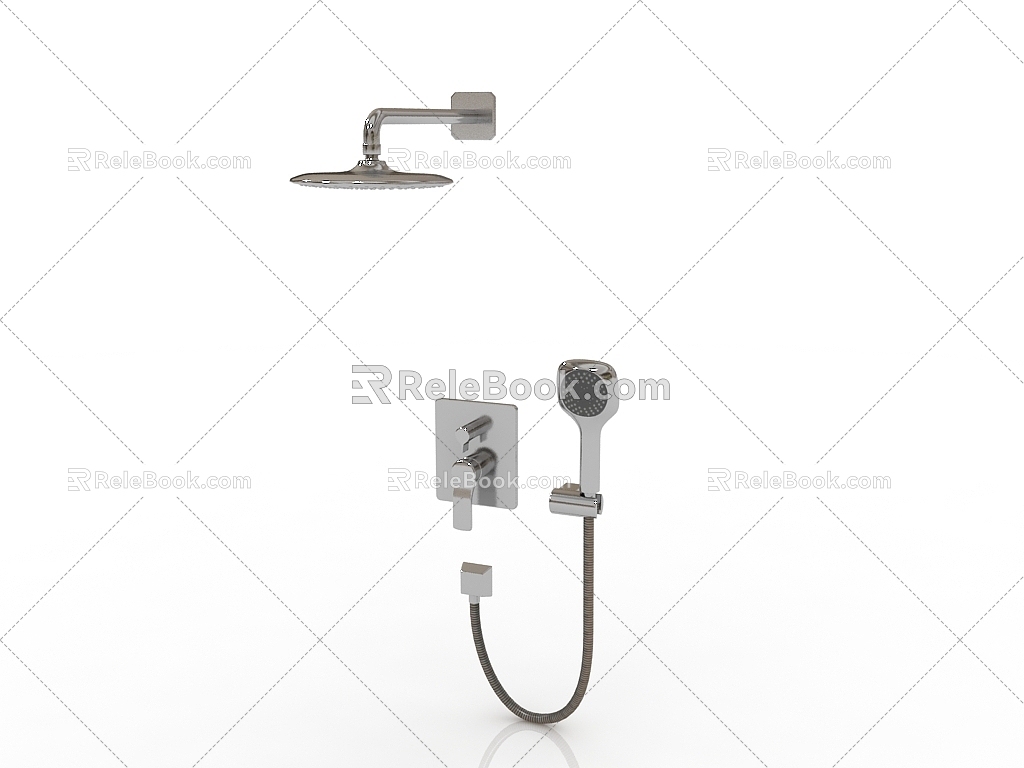 Modern Bathroom Products Shower Shower 3d model