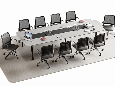 Modern Meeting Table and Chair Office Desk and Chair model