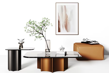 Modern coffee table 3d model