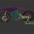 Black Electric Motorcycle With Sleek Design Large Wheels And Battery Pack