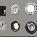 Various Recessed Black And White Downlights And Spotlights For Modern Home Lighting