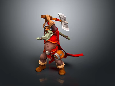 Western Samurai Western Warrior Western Hero Western Warrior Knight Hero Ancient Warrior Paladin 3d model