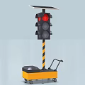 Mobile signal light traffic light indicator light traffic light signal light 3d model