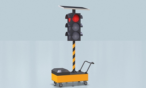 Mobile signal light traffic light indicator light traffic light signal light 3d model