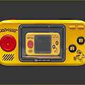 Retro Handheld Game Console Yellow Design With Classic Game Screen And Control Buttons Hi Boy