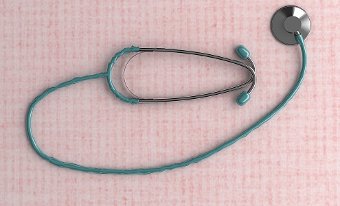 modern stethoscope 3d model