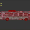 Old Rusty Vintage Bus With Aged Exterior Rusted Details And Roof Equipment