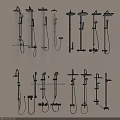 Modern Shower Head Designs With Various Styles Including Handheld And Overhead Options For Bathroom