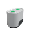 White Device With Two Green Lids And Black Base Compact Design