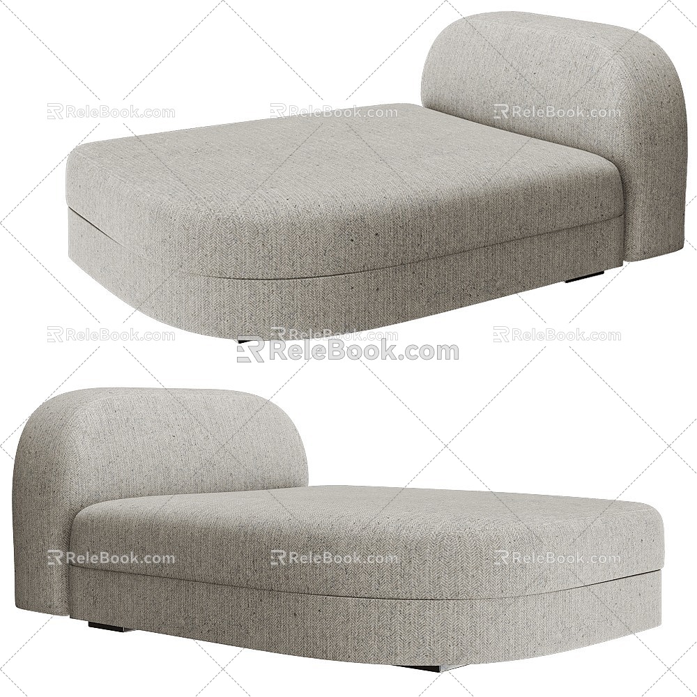 Modenature chaise longue 3d model