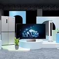 CHIQ 5G Eco Smart Home Appliances Complete Set With TV Refrigerator Washer Spring Launch Event
