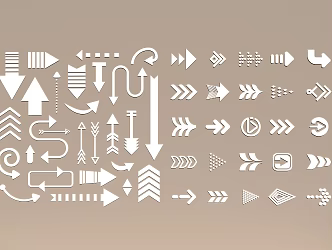 Arrow Indication Icon Arrow Icon 3d model