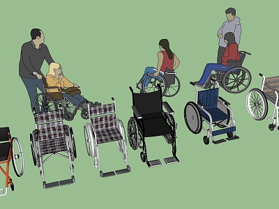 Modern Wheelchair model