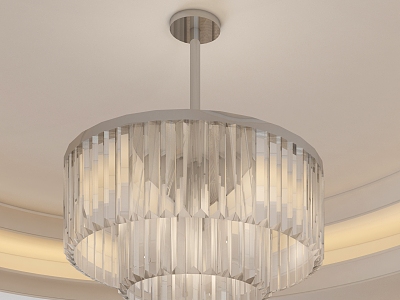 Crystal chandelier 3d model