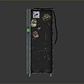 Vintage Vending Machine With Fast Service Various Drink Options And Brand Logos For Daily Essentials