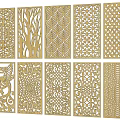 Decorative Room Dividers with Various Intricate Cutout Patterns for Home Interior