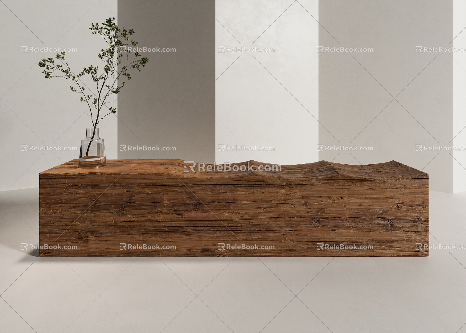 Modern bench 3d model