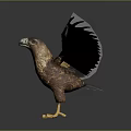 Majestic Eagle With Spread Wings Sharp Talons And Detailed Feathers Flying Against Gray Background