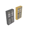 Modern Wine Cabinets Featuring Glass Doors And Filled With Various Wine Bottles