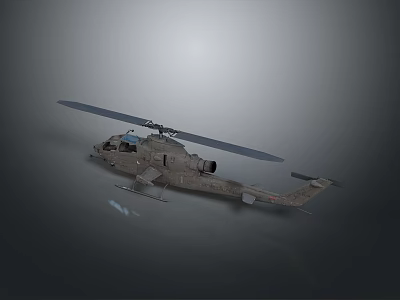 Military Helicopter Supporting Space Exploration Missions And Recovery Operations 3d model