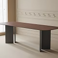 Rectangular dining table 3d model