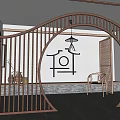 New Chinese Arch 3d model