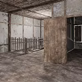 Traditional Rustic Two Story Wooden House With Balcony Fence And Stone Base