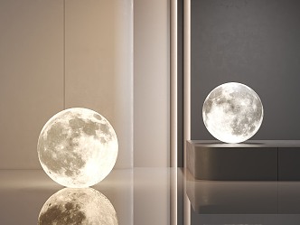 moon lamp 3d model