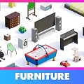 Diverse Furniture Collection Including Wardrobe TV Piano Chair Kids Play Table and Sofa
