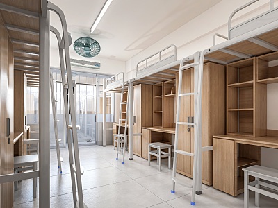 Dormitory Student Dormitory Worker Dormitory Upper and Lower Bed High and Low Bed School Dormitory model