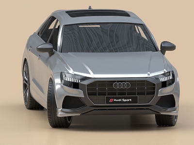 Car Audi Car Audi Q8 Audi A8 3d model